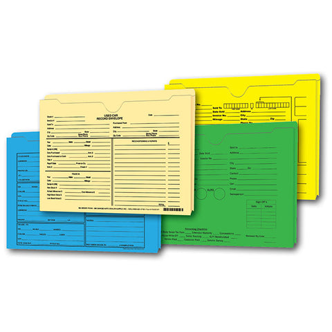 Custom Exp. - Vehicle Deal Jackets, 1" Gusset - Qty of 100 - Independent Dealer Services