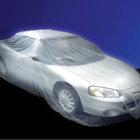 Car Cover - Large 25 ft. Clear Cover - 25' x 6' 8", Roll of 30 - Independent Dealer Services