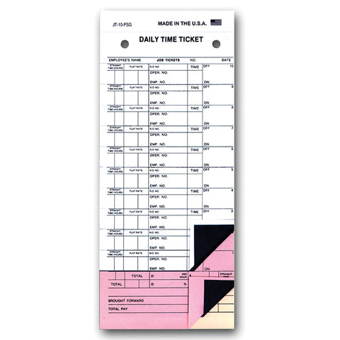 Job Time Ticket - JT-10-PSG - Peel & Stickty. 1000 - Independent Dealer Services