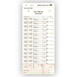 Job Time Ticket - DSA-126 PSN - NCR - Peel & Stickty. 1000 - Independent Dealer Services