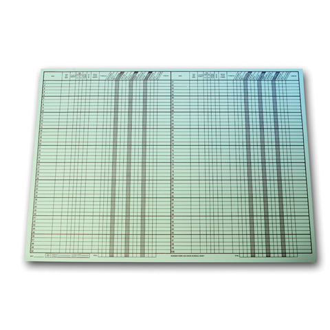 Route Sheet - BIG GREEN, 28" x 20", 50 Per Pad - Independent Dealer Services