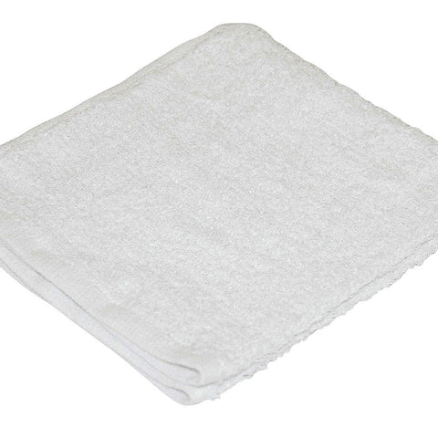Shop Towels - White Terry Cloth - 14" x 17" - Qty 12 - Independent Dealer Services