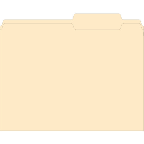 3 Tab File Folder - Plainty. 500 per Box - Independent Dealer Services