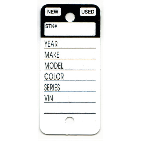 Top Stripe Key Tags, Form #225 - Qty 250 - Independent Dealer Services