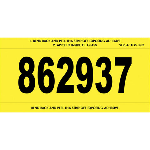 Stock Number Mini Signs - #650 - CUSTOM - Qty. 250 - Independent Dealer Services