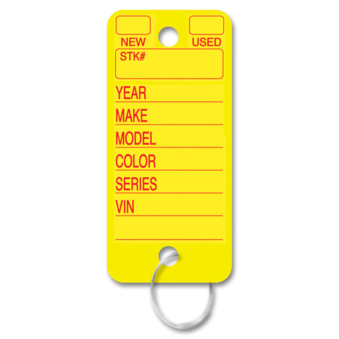 Poly Tag Key Tag - #250 - 250 Per Box - Independent Dealer Services