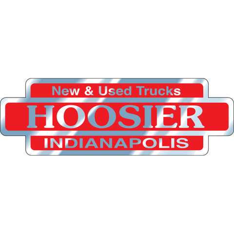 Chrome Polyester Auto Stickers - Custom Style D - Qty. 1 - Independent Dealer Services
