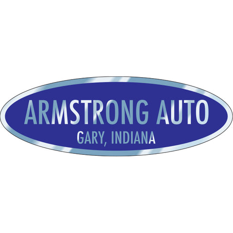 Chrome Polyester Auto Stickers - Custom Style F - Qty. 1 - Independent Dealer Services