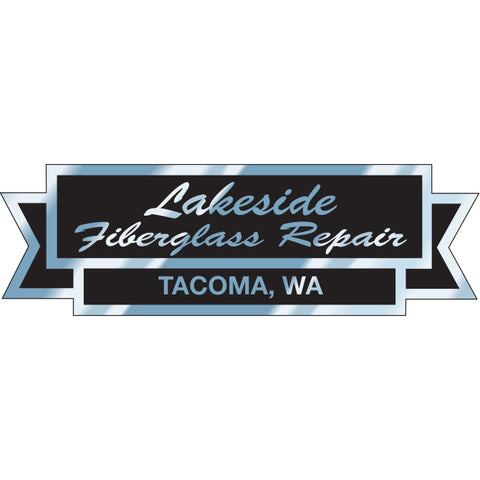 Chrome Polyester Auto Stickers - Custom Style G - Qty. 1 - Independent Dealer Services