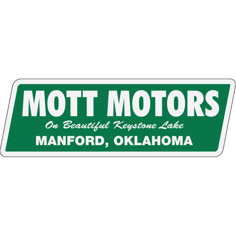 White Reflective Auto Stickers - Custom - Style B- Qty. 1 - Independent Dealer Services