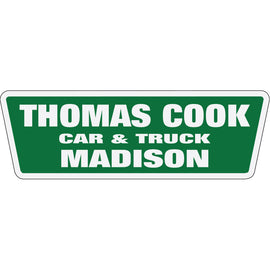 White Reflective Auto Stickers - Custom - Style C- Qty. 1 - Independent Dealer Services