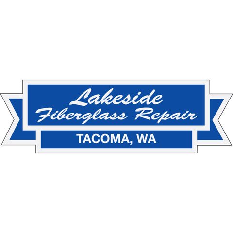 White Reflective Auto Stickers - Custom - Style G- Qty. 1 - Independent Dealer Services