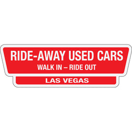 White Reflective Auto Stickers - Custom - Style I - Qty. 1 - Independent Dealer Services