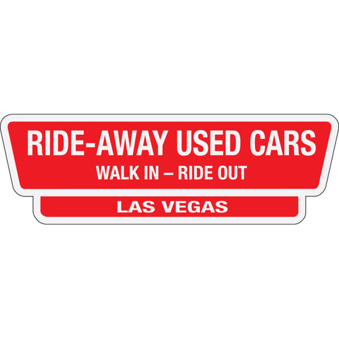 White Reflective Auto Stickers - Custom - Style I - Qty. 1 - Independent Dealer Services