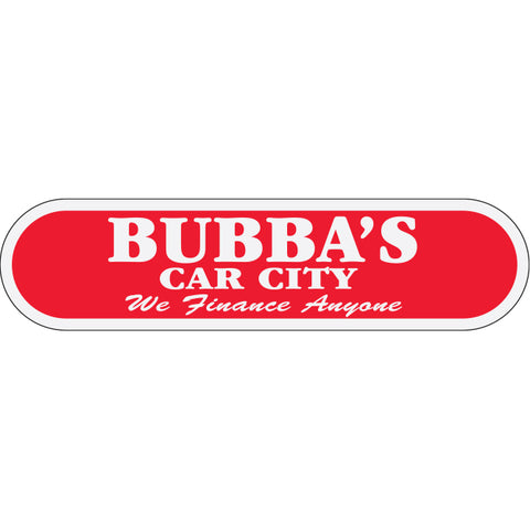 White Reflective Auto Stickers - Custom - Style J- Qty. 1 - Independent Dealer Services