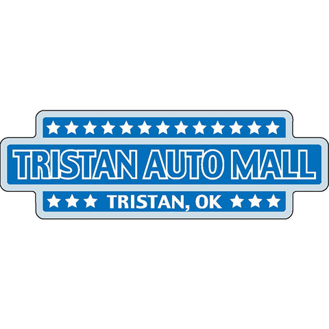 Domed Auto Stickers - Clear- Custom - Style E - Qty. 1. - Independent Dealer Services