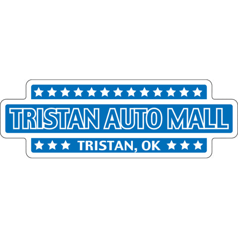 Domed Auto Stickers - Chrome - Custom - Style E - Qty. 1 - Independent Dealer Services