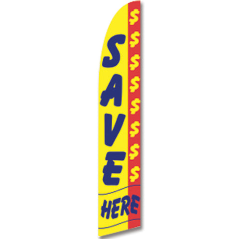 Swooper Banner - SAVE HERE - Qty. 1 - Independent Dealer Services