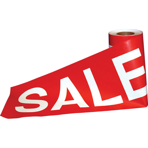 Super Sized Sale Tape 12" X 300' -  Qty. 1 - Independent Dealer Services