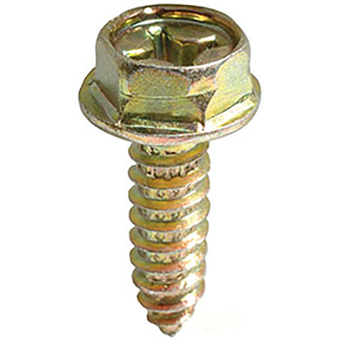 License Plate Screw Phillips Hex Washer Head - Amer - #14 x 3/4" Qty. 50 - Independent Dealer Services