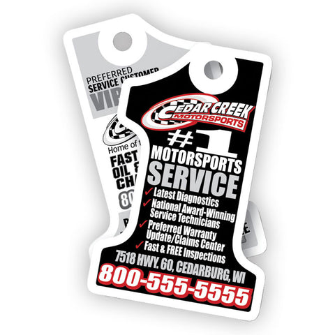 Punchable Key Fob - Custom - Style G - Qty. 1 - Independent Dealer Services