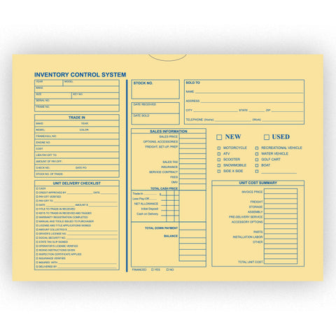 Inventory Control - Printed Buff Deal Jacket - Qty. 500 - Independent Dealer Services