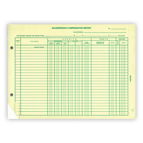 Salesperson's Compensation Report - DSA-231N - Pack of 50 - Independent Dealer Services