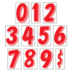 Window Sticker - 7 1/2" Red/White - Qty. 12 - Independent Dealer Services