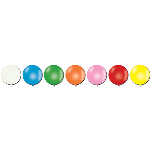 Jumbo Latex Balloons - 17" - Qty. 72 - Independent Dealer Services