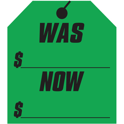 Window Sticker - Hang Tag - Green - 9 1/4" x 8 1/2" - Qty. 12 - Independent Dealer Services