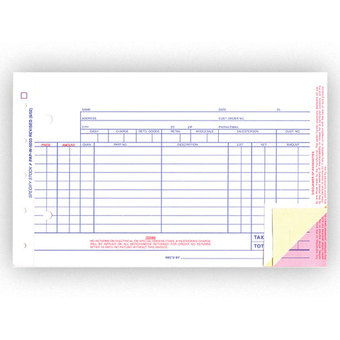 Parts Invoice - Qty. 100 - Independent Dealer Services