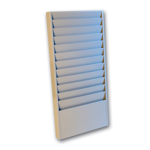 Repair Order Rack - 12 Pocket - Gray Steel - Qty. 1 - Independent Dealer Services