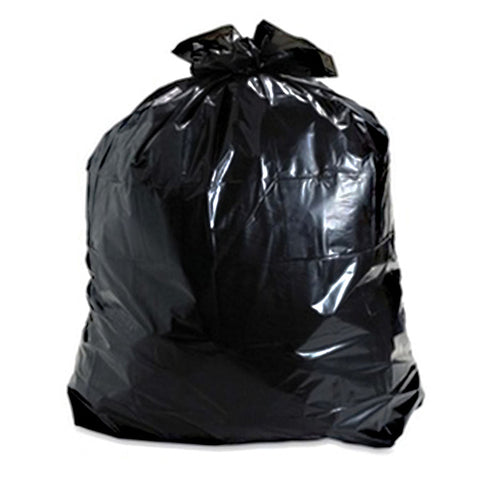 Trash Bags - 55 Gallon Black - 38" x  58" - Qty. 100 (GCPCR-73) - Independent Dealer Services