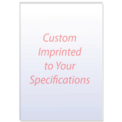 Laser Cut Sheet - Blue Screen - 8.5 x 11- 20# - Imprinted - Qty. 500 - Independent Dealer Services