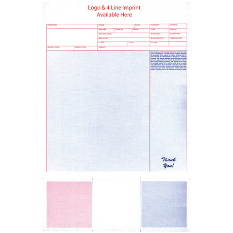 Laser Service Invoices with Coupons - LZR-SI-14 - Imprinted - Qty. 500 - Independent Dealer Services