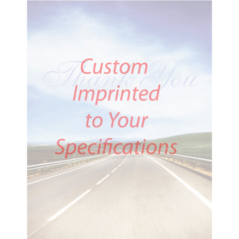 Laser Cut Sheet - Thank You Screen - 8.5 x 11- 20# - Imprinted - Qty. 500 - Independent Dealer Services