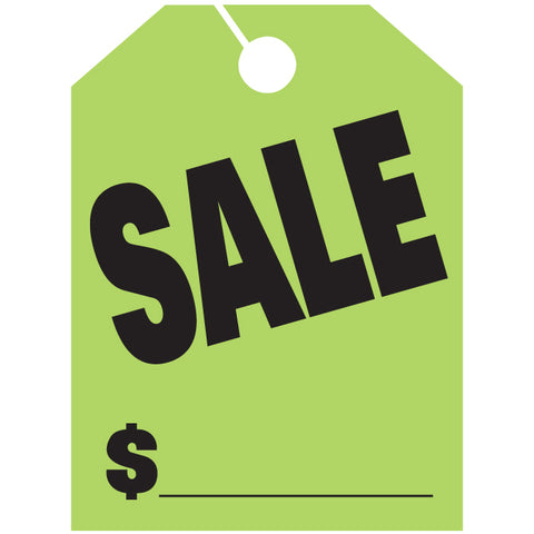 Hang Tags - Sale - Large - Qty. 50 - Independent Dealer Services