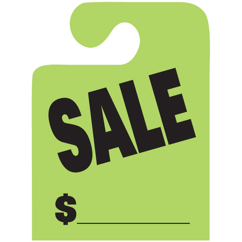 J-Hook Hang Tags - Sale - Large - Qty. 50 - Independent Dealer Services