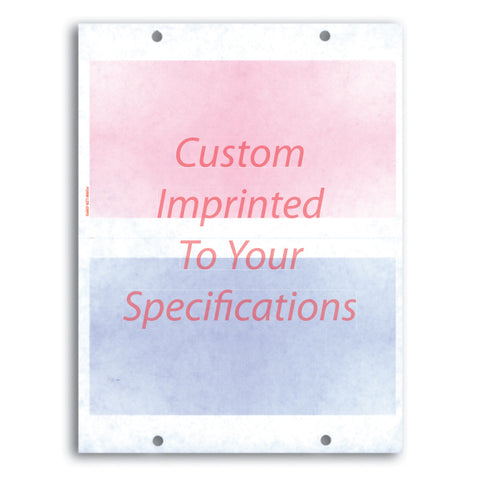 Laser Cash Rec./Pur. Order - LZR-CRPO4H - 4 Holes - Imprinted - Qty. 500 - Independent Dealer Services