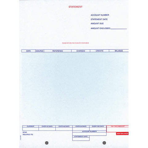 Laser Statement, Balance Forward - LZR-STMT-BF - Qty. 250 - Independent Dealer Services