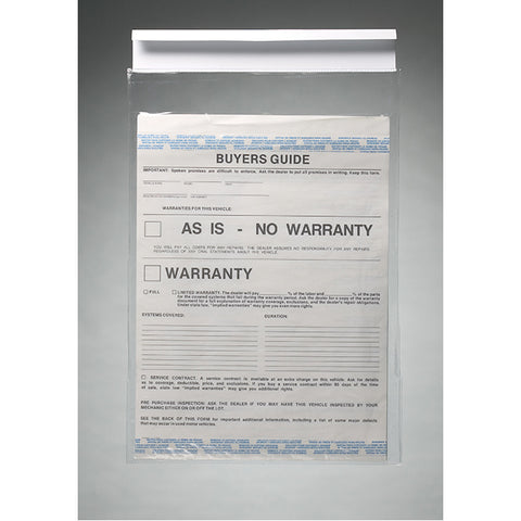 Buyers Guide Holder - Clip-on - Qty. 50 - Independent Dealer Services