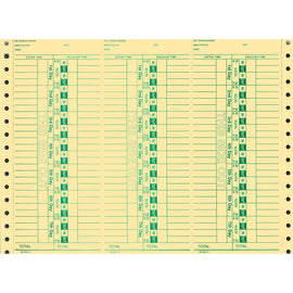 Continuous Time Clock Cards - AA-292-VI - Qty. 300 - Independent Dealer Services
