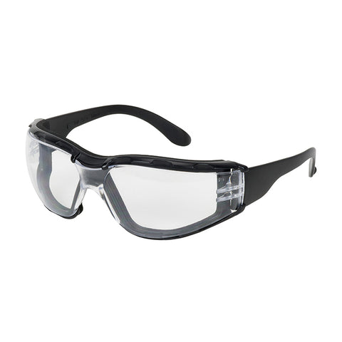 Safety Glasses - Foam Padded, 12 pairs; Qty 1 Box - Independent Dealer Services