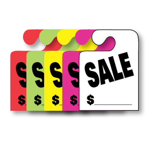 J-Hook Hang Tags - Sale - Large - Qty. 50 - Independent Dealer Services