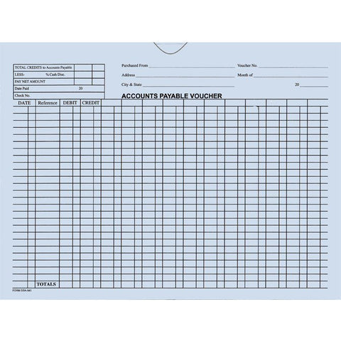 Accounts Payable Voucher Env. - DSA-540 - Qty. 100 - Independent Dealer Services