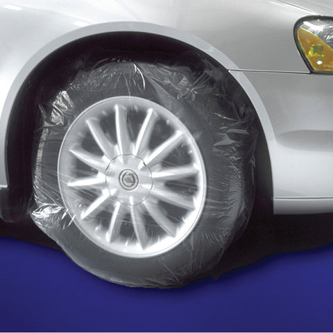 Tire Masker - Large, Clear, Contoured -  45" x 40"ty. 50 - Independent Dealer Services