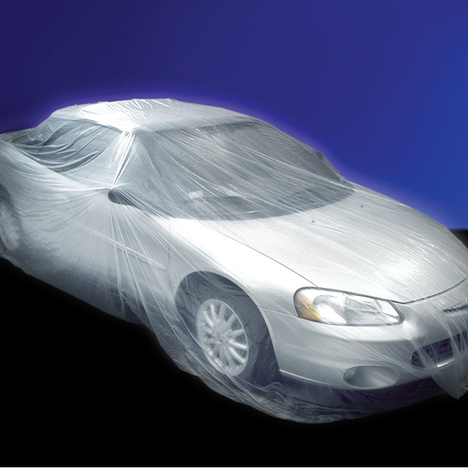 Car Cover - Large 25 ft. Clear Cover - 25' x 6' 8",  Roll of 30 - Independent Dealer Services