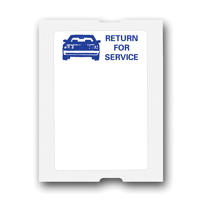 Light Adhesive Labels - Blue Car - Long - For 5 in 1, ROLL of 500 - Independent Dealer Services