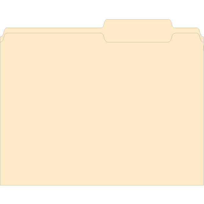 3 Tab File Folder - Plainty. 500 per Box - Independent Dealer Services