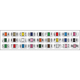 Full Set - Color Code RINGBOOK Alphabet - (A-Z Including Mc) 27 Packs - Independent Dealer Services